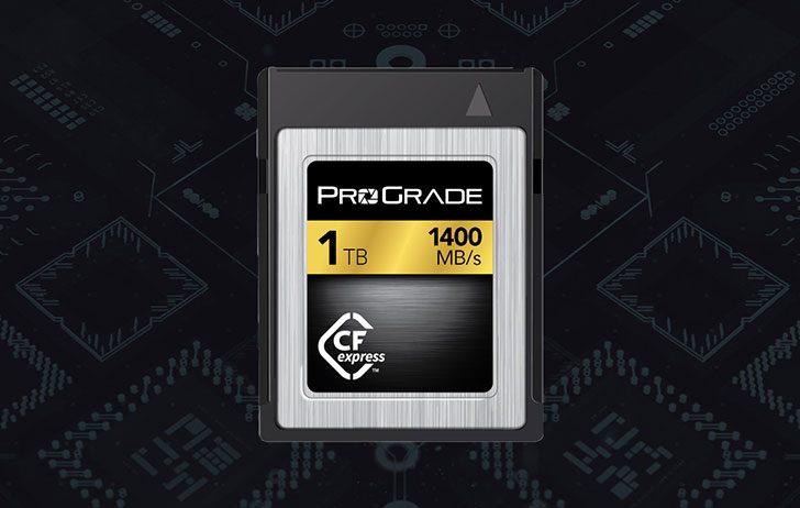 progradcfexpress 728x462 - ProGrade Digital is First To Publicly Demonstrate CFexpress 1.0 Technology in 1TB Capacity