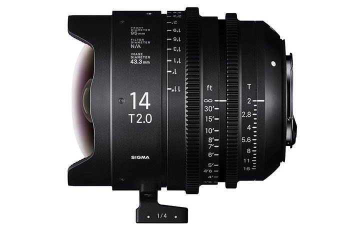 sigma14cinema 728x462 - Sigma Announces an Exclusive Clamp-On Ring 162mm COR-11 for Its Sought-After Cine 14mm T2 FF