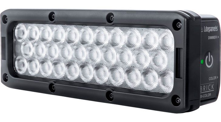 dzlightpanelbrick 728x403 - Deal: Litepanels Brick Bi-Color On-Camera LED Light $199 (Reg $399)