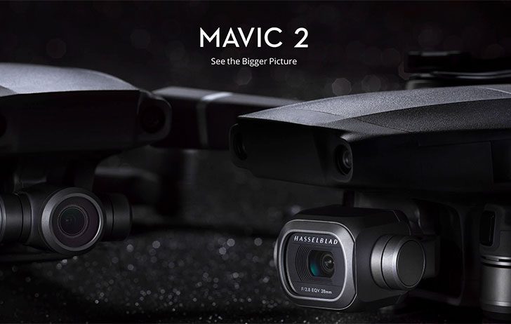 mavic2 728x462 - Industry News: DJI Introduces Mavic 2 Pro And Mavic 2 Zoom: A New Era For Camera Drones