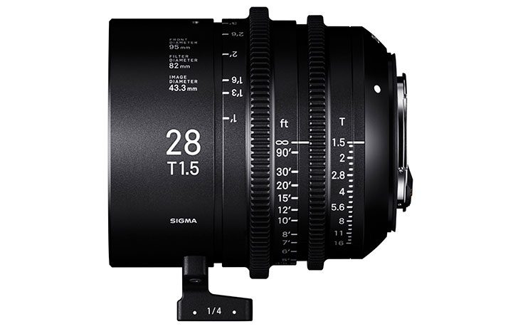 sigma28t15head 728x462 - Sigma to announces 3 new cine lenses ahead of IBC 2018