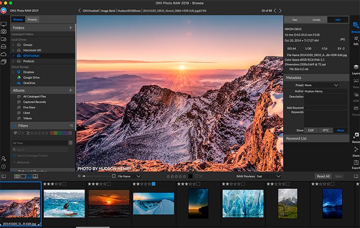 on1screenshot 728x462 - ON1 Photo RAW 2019 – An All-New Photo Editing Experience Now Available