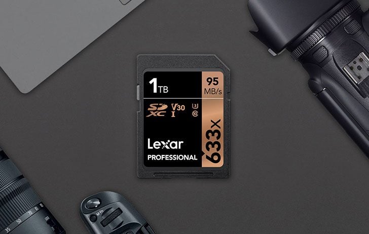 lexar1tb 728x462 - Lexar announces the world's first 1TB SD card