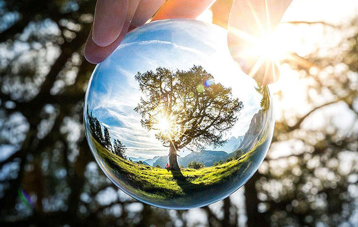 lensball - Deal of the Day: Lensball Pro 80mm Clear Crystal Photography Sphere $49 (Reg $68)