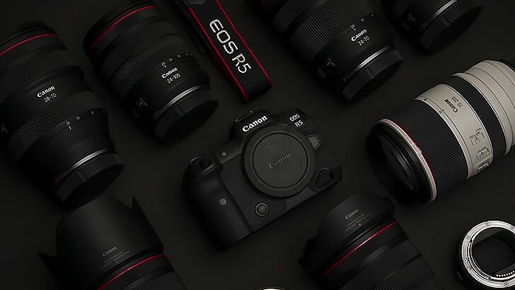 eosr5lenses 728x410 - Are two cameras going to replace the Canon EOS R5? [CR1]