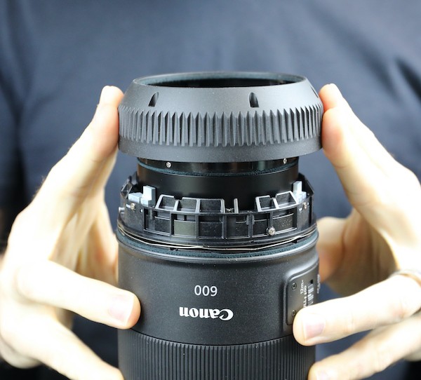 word image 16 - Lensrentals.com: Canon RF 600mm f/11 IS STM Teardown