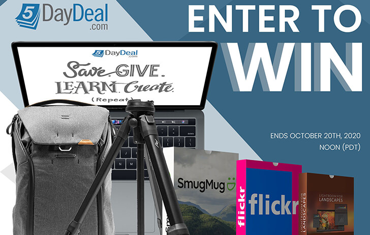 giveaway2020 - Enter the annual 5DayDeal 2020 Photography Bundle giveaway! Over $10,000 in prizes to be won