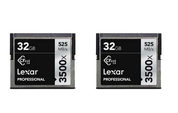 lexarcfast2pack - Deal of the Day: Lexar 2 Pack 32GB Professional 3500x CFast 2.0 $69 (Reg $199)
