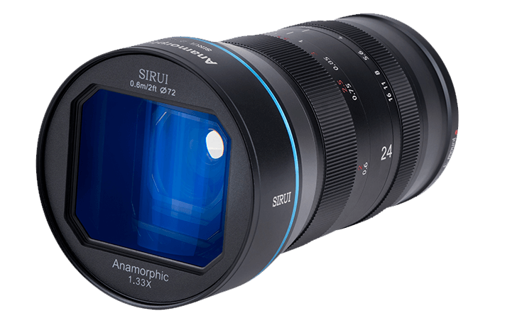 sirui24anamorphic - SIRUI launch 24mm F2.8 1.33x Anamorphic lens for crop sensor mounts including EF-M