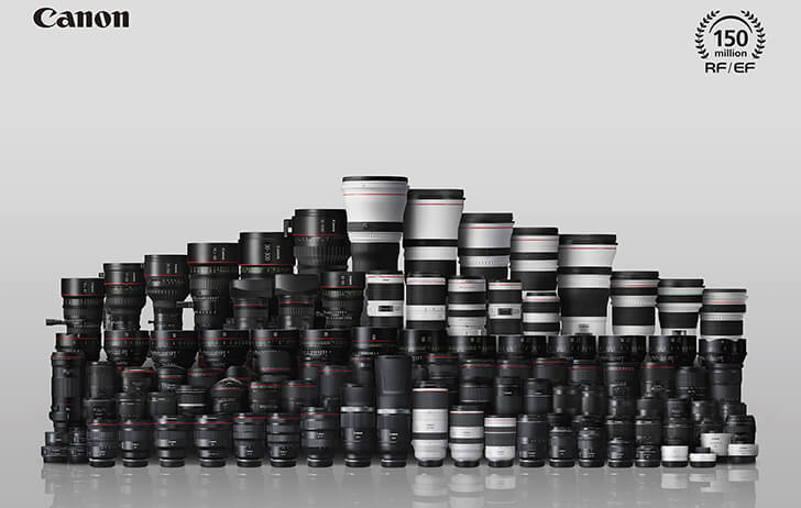 canon150mil - Canon Celebrates Significant Milestone with Production of 150 Million Interchangeable RF And EF Lenses