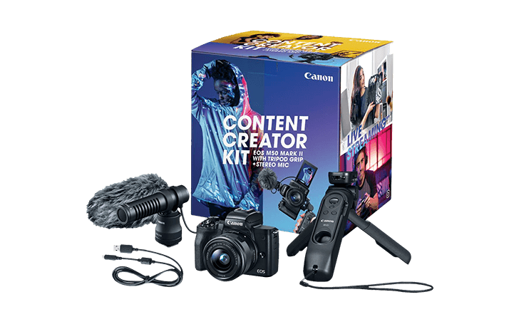 m502contentcreator - Canon launches the Canon EOS M50 Mark II Content Creator Kit