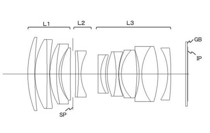 patent8414 - Patent: Canon RF 85mm f/1.4L USM (IS?)