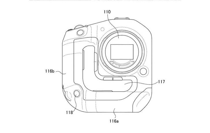 gripdesignpatent - Patent: A new mirrorless camera body design with integrated grip with pass-through