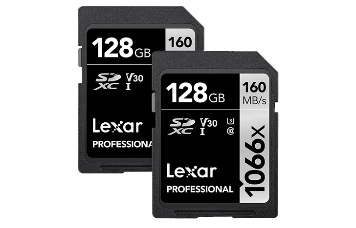 lexarsd2packdod - Deal of the Day: Lexar SILVER Series Professional 1066x 128GB SDXC 2pack $49 (Reg $54)
