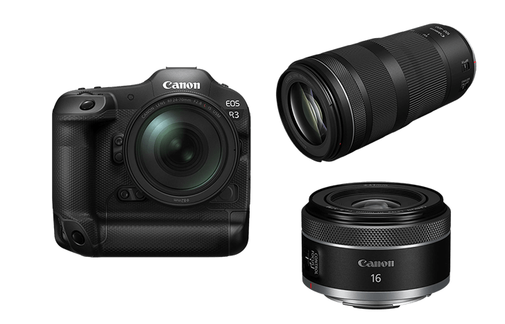 preorderr3gear - Preorder the Canon EOS R3, RF 16mm f/2.8 STM, RF 100-400mm f/5.6-8 IS USM and accessories