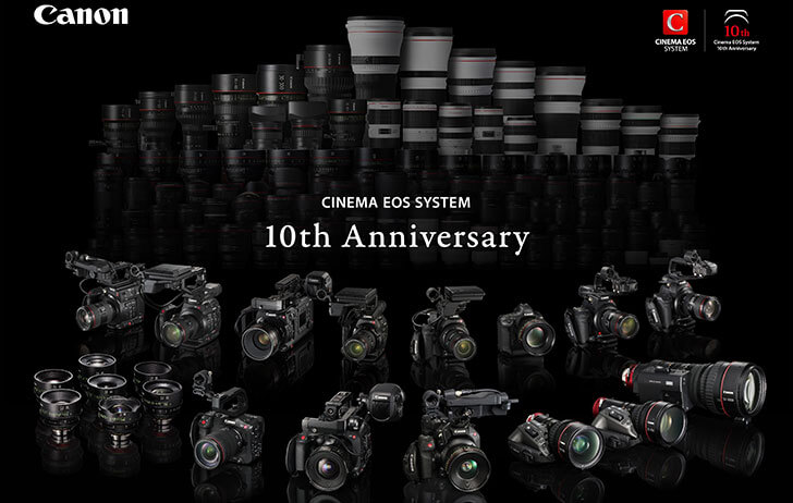 cinemaeos10year - Canon celebrates the 10 year anniversary of the Cinema EOS system