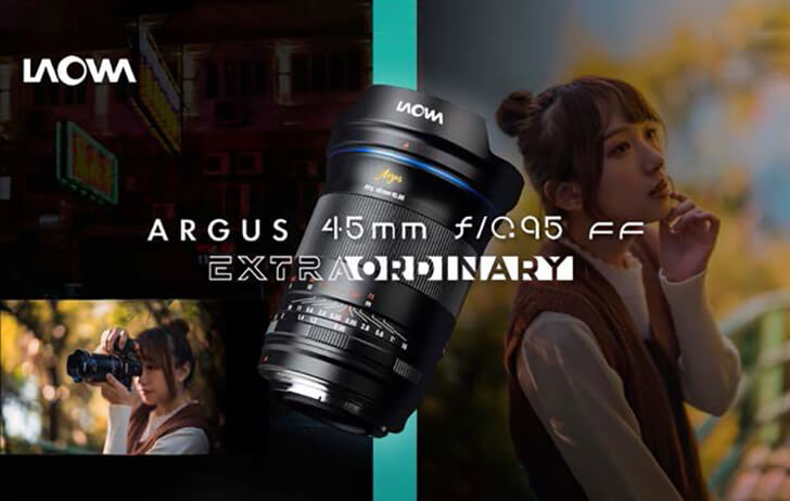 laowaargus45splash - Venus Optics announces the Laowa Argus 45mm f/0.95 FF for the RF mount