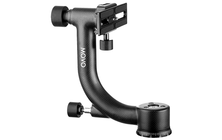 movovertgimbal - Deal of the Day: Movo Photo GH600 Vertical Mount Heavy-Duty Carbon Fiber Gimbal Head with Arca-Swiss Quick-Release Plate $54 (Reg $99)