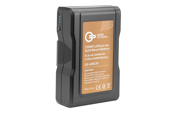 gebattery - Deal of the Day: Green Extreme 150Wh Lithium-ion Gold Mount Battery $99 (Reg $149)