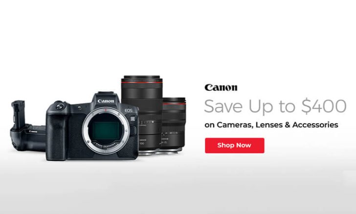 canonsavings 728x438 - Canon USA launches new instant rebates on select Canon RF lenses, save up to $400!