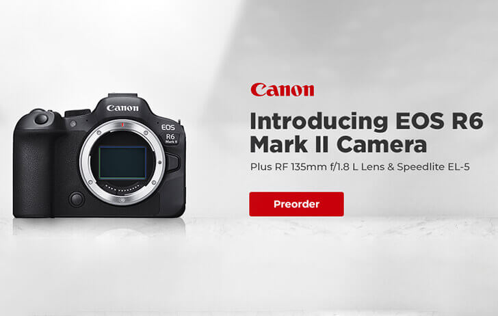 r62preorder - Preorder: Canon EOS R6 Mark II, Canon RF 135mm f/1.8L IS USM & Canon Speedlite EL-5