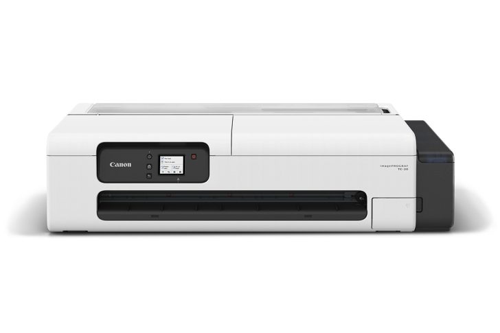 imagePROGRAF TC 20 Front View 728x485 - Canon Designs a 24-Inch Large-Format Printer for Anywhere