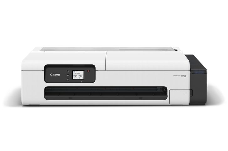 Canon Designs a 24-Inch Large-Format Printer for Anywhere imagePROGRAF TC 20 Front View 728x485 - Canon Designs a 24-Inch Large-Format Printer for Anywhere