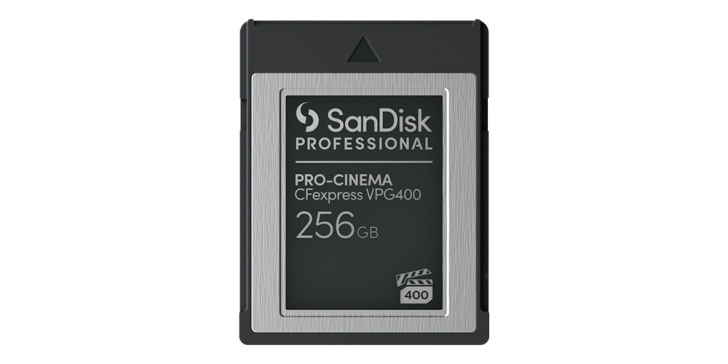 sandiskprocinema256cfe 728x364 - SanDisk 256GB PRO-CINEMA CFexpress Type B Memory Card $299 (Reg $469)