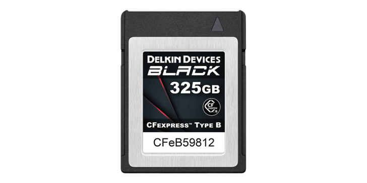 delkinblack325 728x364 - Delkin Devices 325GB BLACK CFexpress Card $199 (Reg $425)