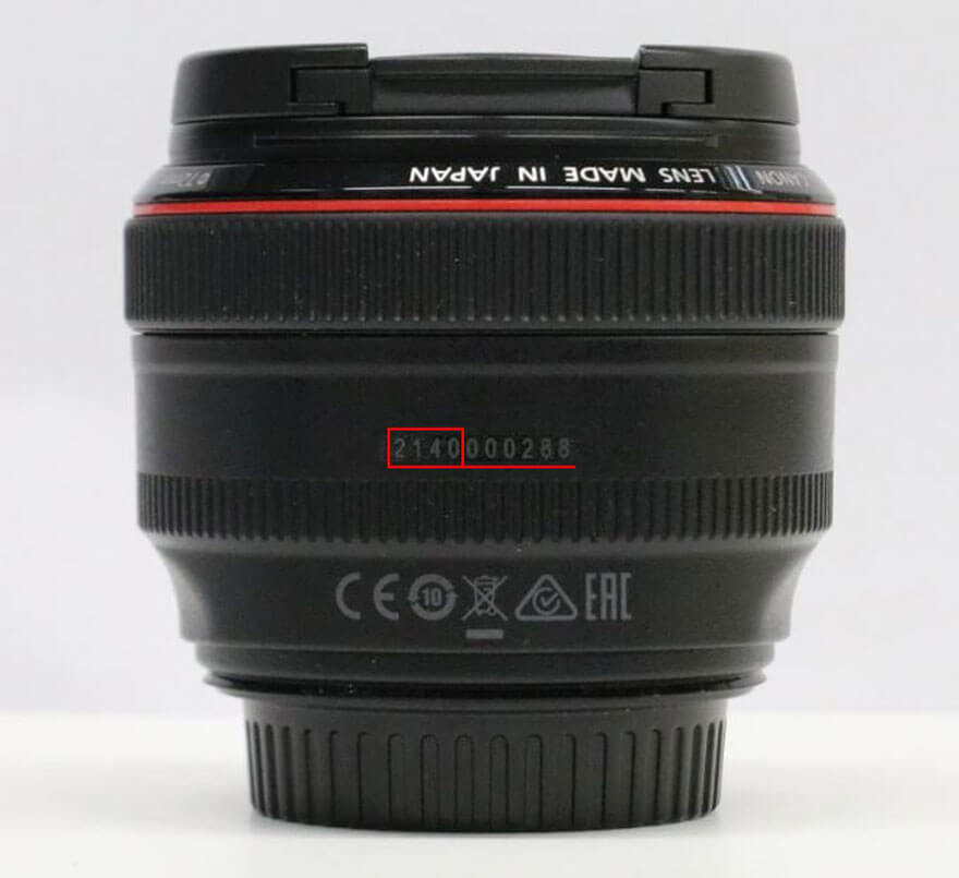 ef50f12serialnumber - Canon recalls certain Canon EF 50mm f/1.2L USM lenses