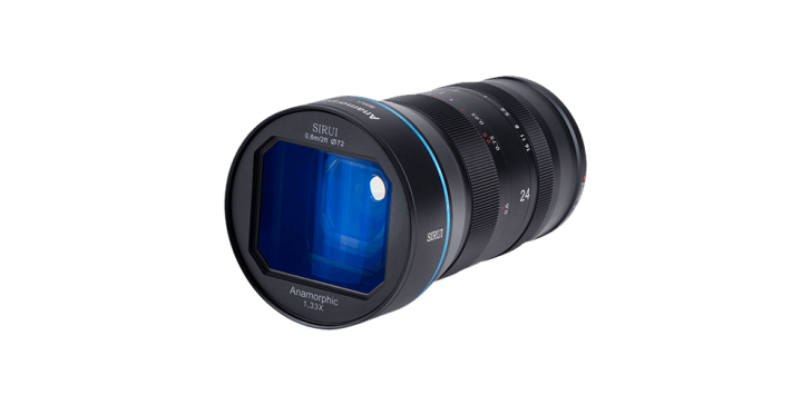 sirui24ana 728x364 - Sirui RF 24mm f/2.8 Super35 Anamorphic 1.33x Lens $499 (Reg $999)