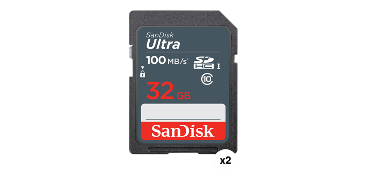 sandisksd322pack 728x364 - SanDisk 32GB Ultra SDHC 2-Pack $9.99