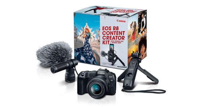 eosr8cck 728x364 - Canon brings us an EOS R8 Content Creator Kit