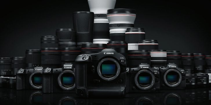 eosrlineup2023 728x364 - Amazon extends stacked discounts on EOS R cameras and lenses