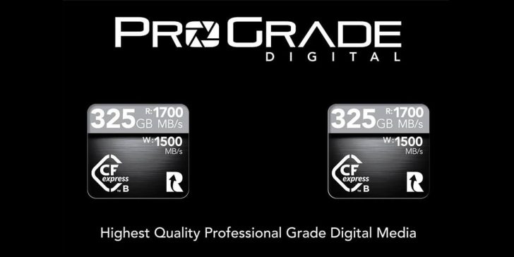 prograde3252pack 728x364 - Prograde Digital Cobalt Series 325GB CFexpress Type-B 2-Pack $539 (Reg $799)