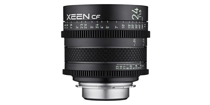 rokinonxeen24cf 728x364 - Rokinon XEEN CF 24mm T1.5 Pro Cine Lens $1499 (Reg $1999)
