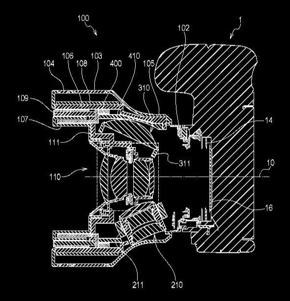 JPA 505118490 i 000006 modified - Canon Patent Application: Miniaturization of built-in teleconverter