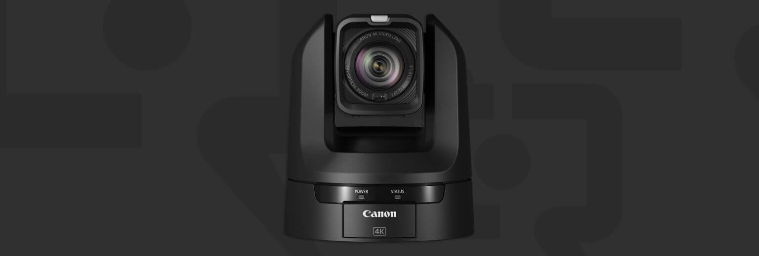canonptzcrn100 1536x518 - Canon Announces the CR-N100 4K PTZ Camera and Flagship RC-IP1000 Remote Camera Controller