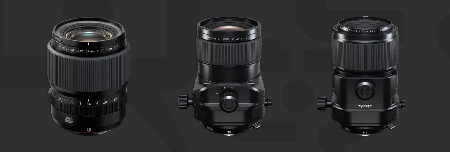 fujiprimeheader092023 1536x518 - Fujifilm announces 3 new GFX prime lenses, including two new tilt-shift lenses