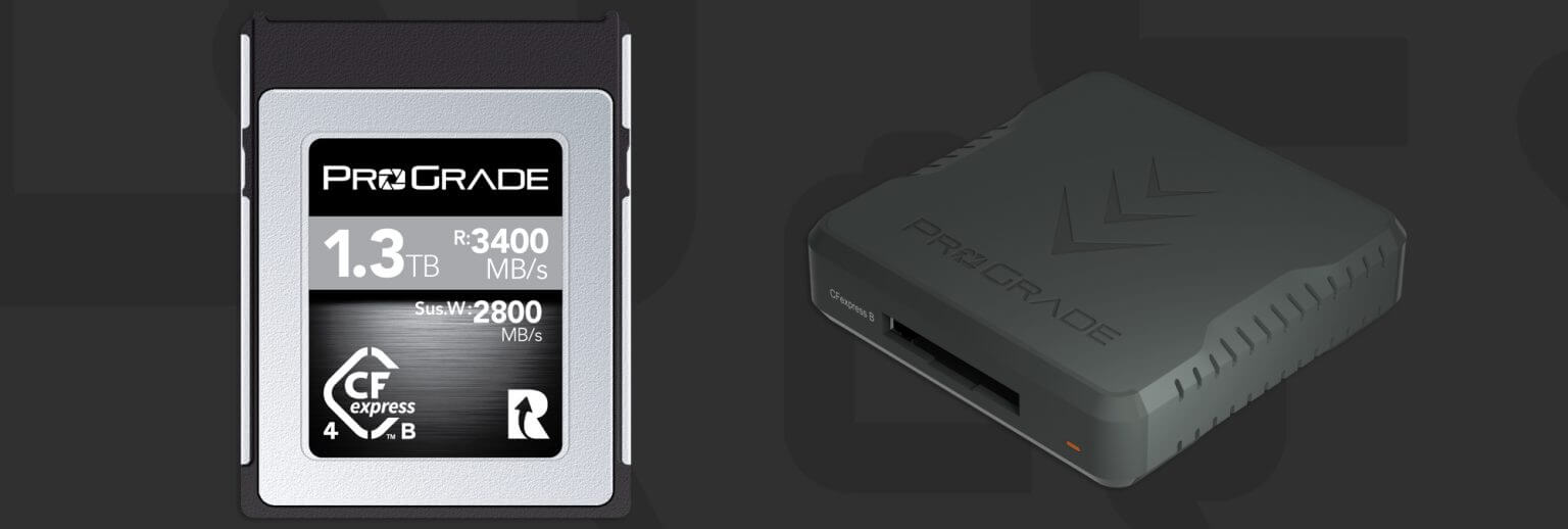 progradecfe4header 1536x518 - ProGrade announces its first CFexpress 4.0 Type B memory card & reader