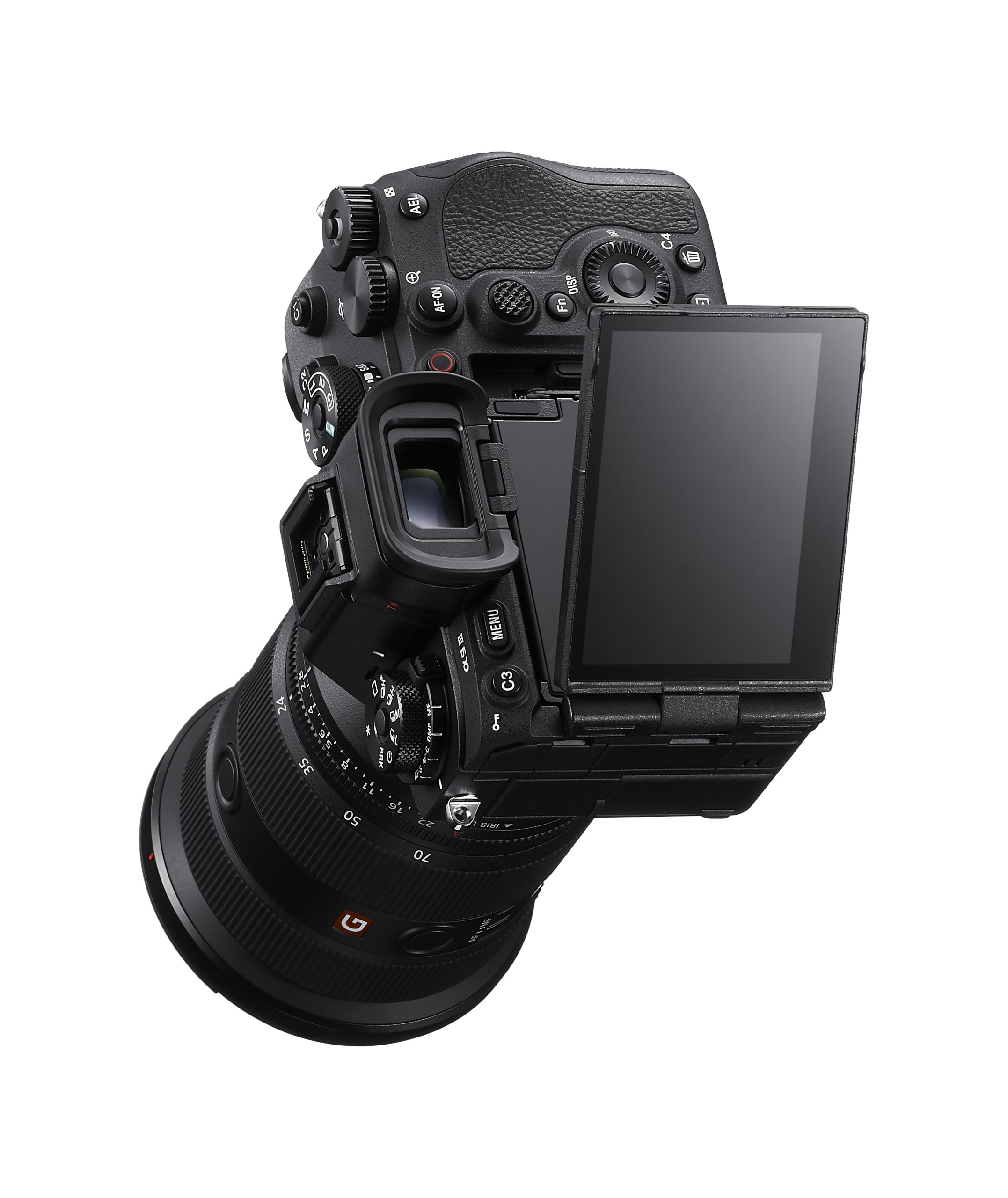 ILCE 9M3 lcd vertical 1 scaled - Sony Electronics Releases the Alpha 9 III; the World's First Full-Frame Camera with a Global Shutter System