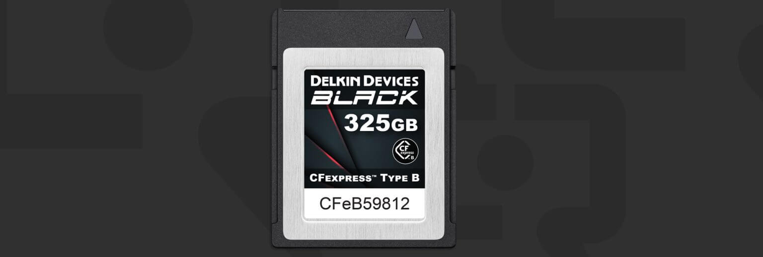 delkindevicescfe325 1536x518 - Delkin Devices CFe Type-B 325GB BLACK $189 (Reg $399)