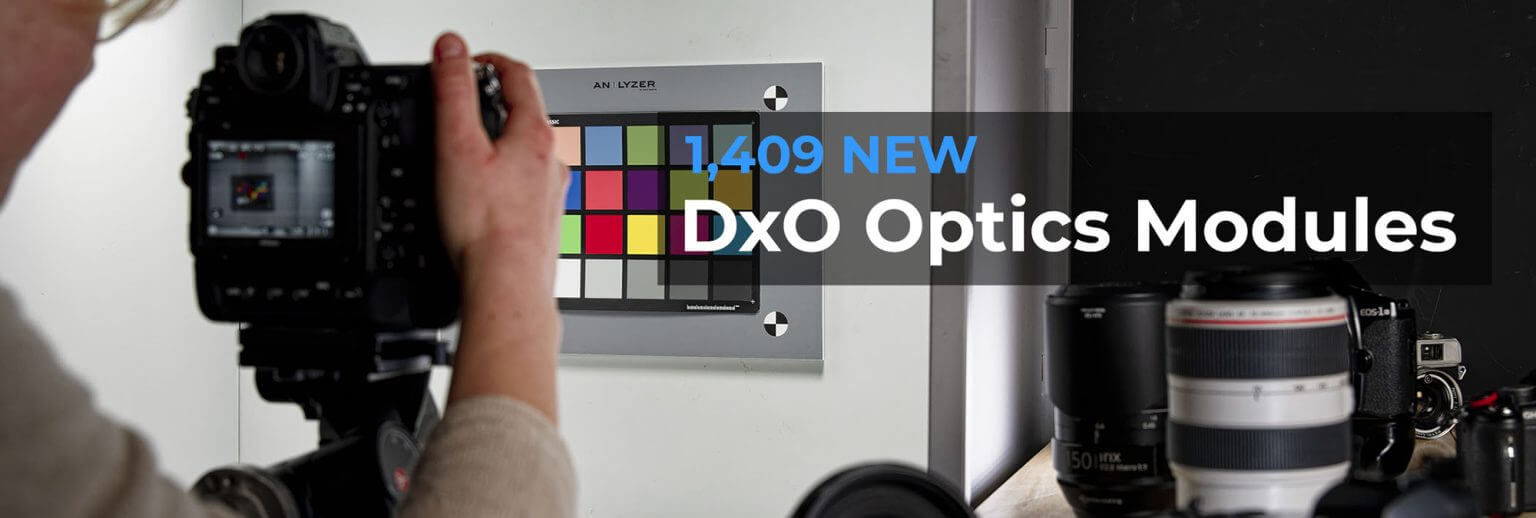 DxO adds 1409 new optic modules, including the latest Canon lenses