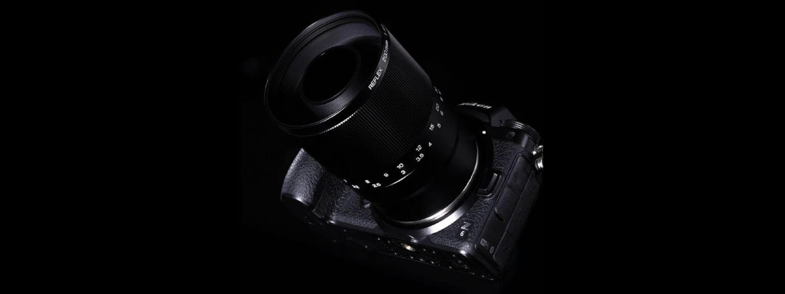 Kase 200mm f5.6 full frame manual focus lens 3 1536x576 - Kase creates a 200mm F5.6 Catadioptric for RF mount