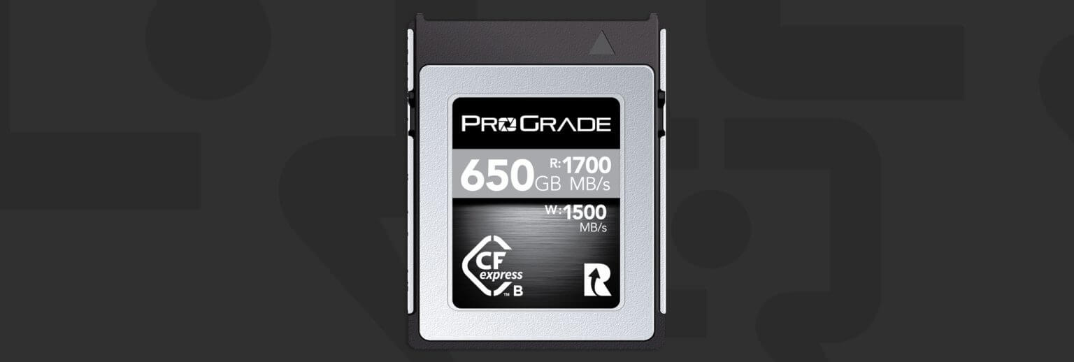 prograde650 1536x518 - Save up to $110 off ProGrade CFexpress Type B Cards