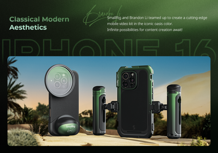 SmallRig x Brandon Li Mobile Video Kit for iPhone 16 Pro series Co-design Edition Announced
