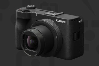 PowerShot V1 Side View with Lens Extended