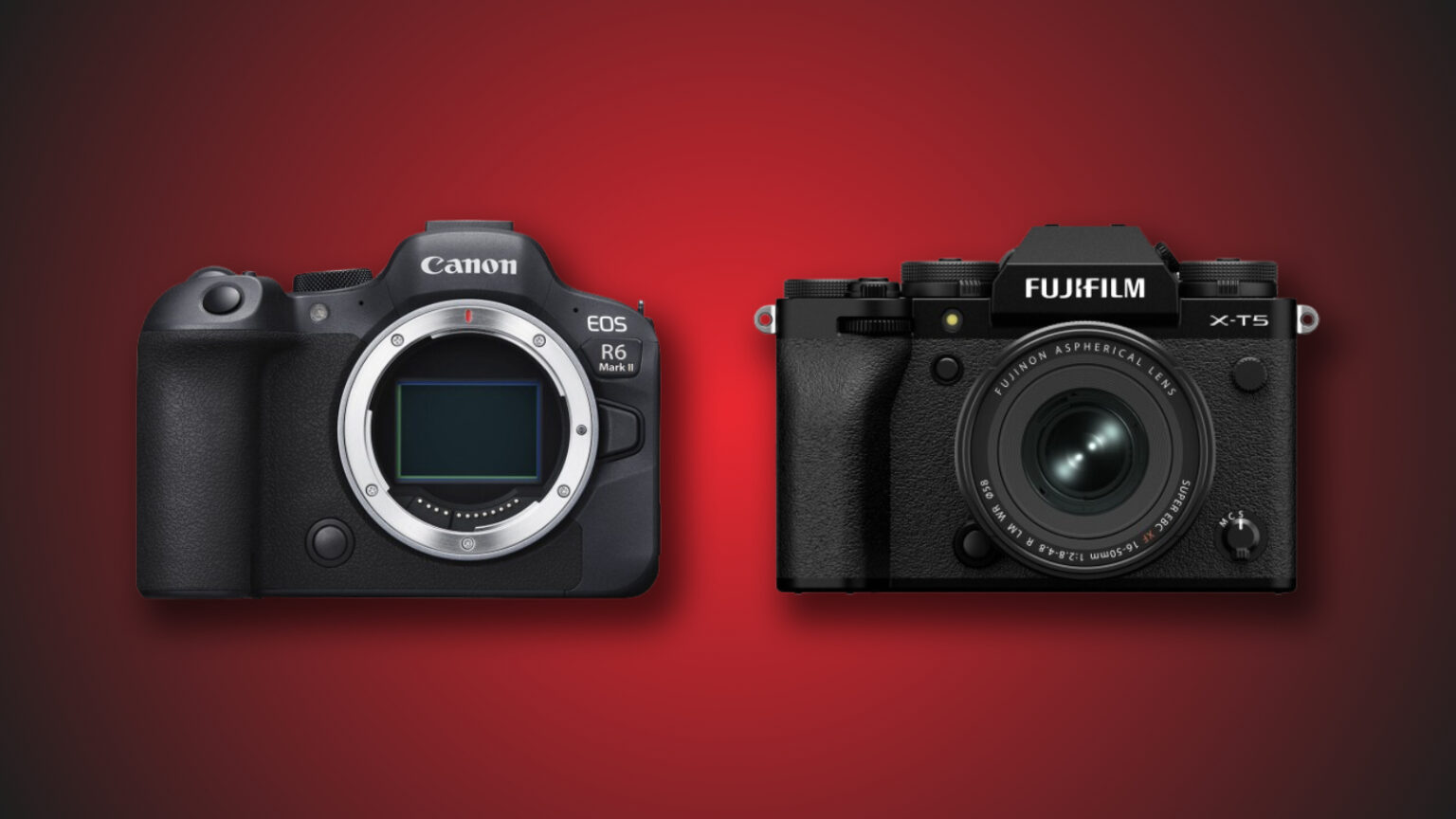 Canon R6 Mark II vs Fuji X-T5