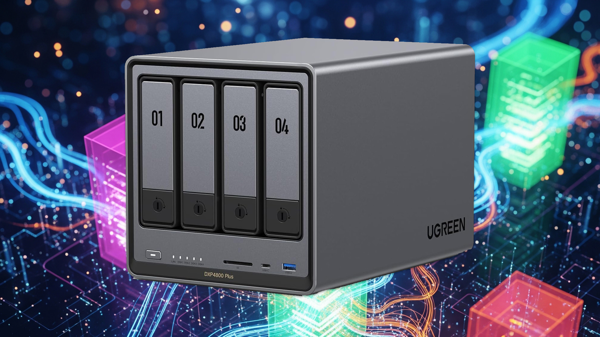 UGREEN NASync DXP4800 Plus 4-Bay Desktop NAS $594 (Reg $699