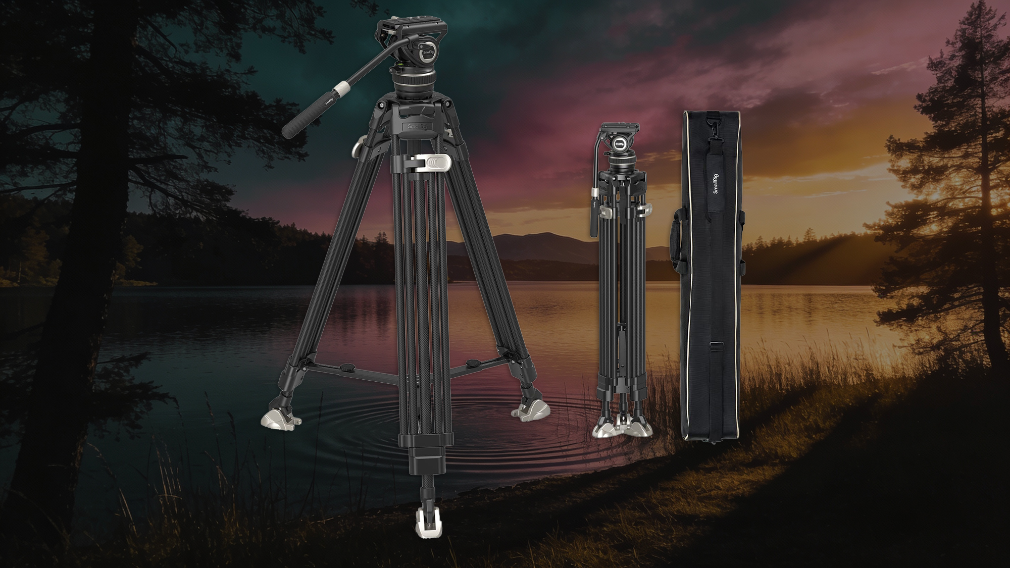 SmallRig FreeBlazer Heavy-Duty Carbon Fiber Tripod System $239 (Reg $399)